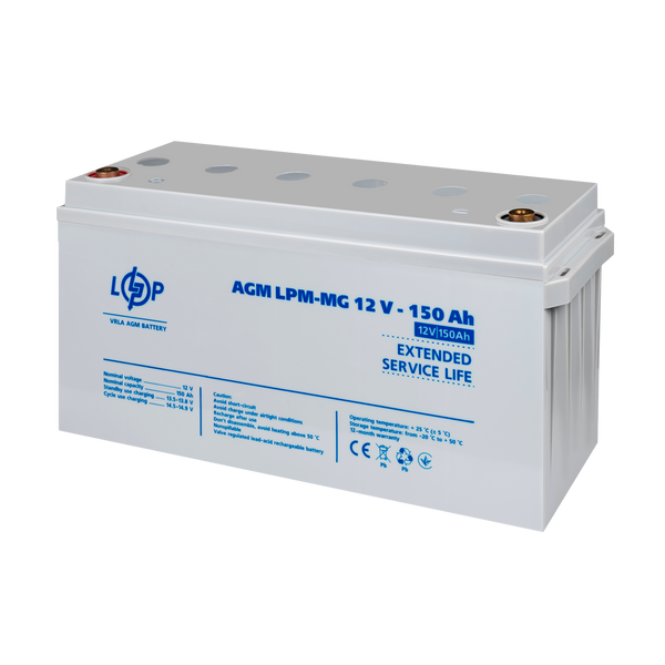 Акумулятор мультигелевий LPM-MG 12V - 150 Ah 4197LP фото