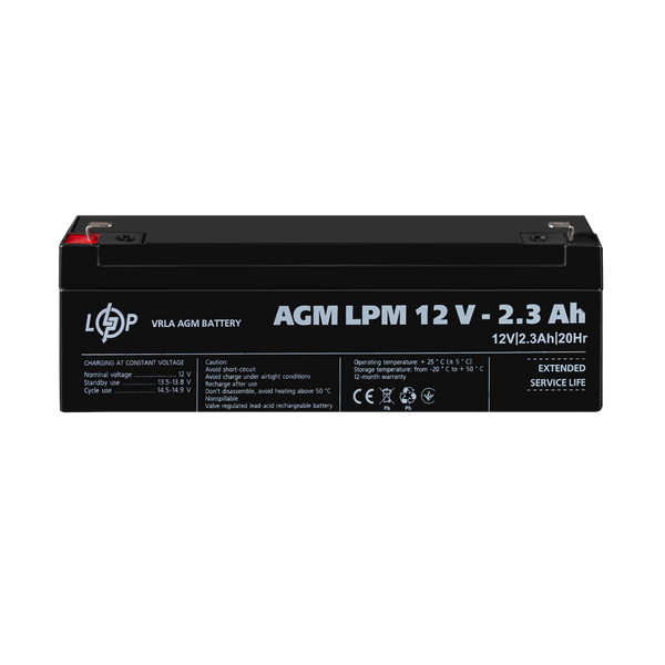 Аккумулятор AGM LPM 12V - 2.3 Ah 7079BA463A7E фото