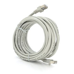 Патч-корд литий RITAR FTP RJ45 Cat5e 5m сірий Cu (мідь) Q200 2000000383552YT фото