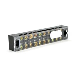 Клеммная колодка 10-разрядная TB-1510 15A/600V, сечение провода 0,5-1,5мм2, 50 шт в упаковке, цена за штуку 2000000133508YT фото