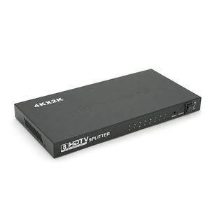 Активный HDMI сплитер 1=>8 порта, 3D, 1080Р, 4Kx2K, 1,4 версия, DC5V/2A Q20, Box 2000000161167YT фото