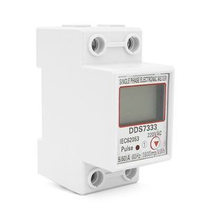 Однофазный электронный счетчик Voltronic на DIN-рейку 220V LCD с подсветкой 2000000312798YT фото