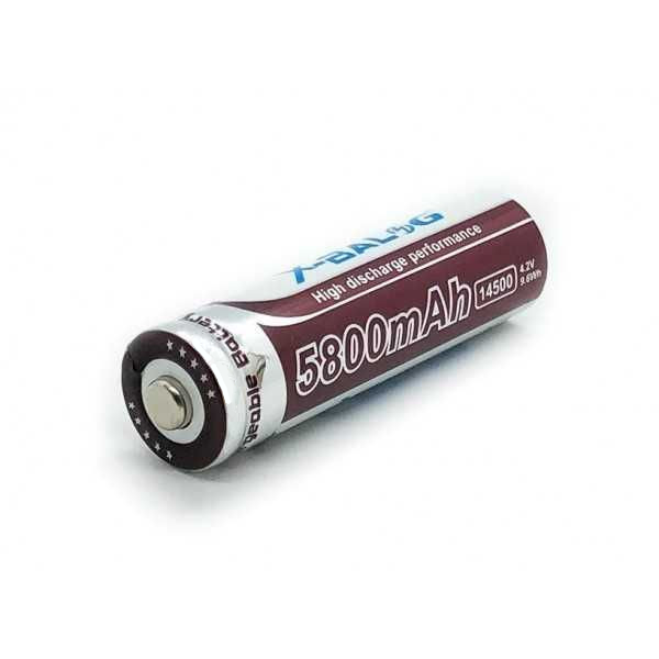 Аккумуляторная батарея X-Balog 14500 Li-ion 5800mAh 4.2V eve1224 фото