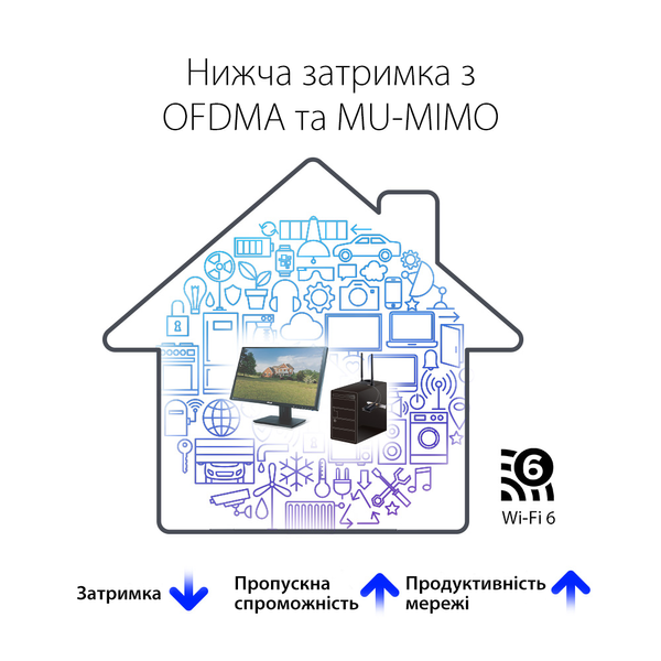 Бездротовий адаптер Asus PCE-AX1800 (90IG07A0-MO0B00) 419562DCL фото
