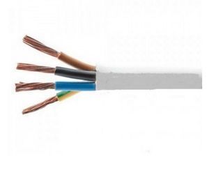 Кабель Одескабель ПВСм 3*10,0+1*10,0 білий ціна за метр 2000000012636YT фото