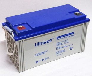 Акумуляторна батарея Ultracell UCG120-12 GEL 12 V 120 Ah (409 x 176 x 225) White Q1/40 361FD879A618 фото