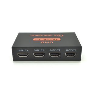 Активный HDMI сплитер 1=>4 порта, 4K, 2K, 3D, 1080Р, 1,4 версия, DC5V/2A, Box 2161019161156YT фото