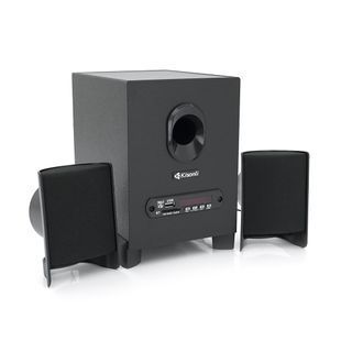 Колонки Kisonli TM-6000U 5W+2x3W USB/TF/BT/FM/AUX/LED light з сабвуфером DC: 5V Black BOX Q8 2000000313207YT фото
