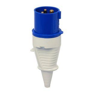 Вилка переносная 2P+PE 16А 250В IP44 Walther 210306 4905KAPR фото