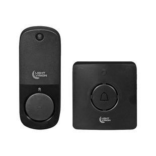 Дверний дзвінок Light Vision VLC-DR10T(Tuya) 0.3 Мп Wi-Fi з вбудованим PIR-детектором, Black 75-00186TRIN фото