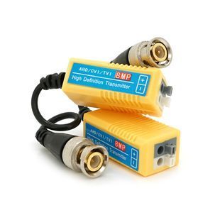Пассивный приемопередатчик видеосигнала 8MP AHD/CVI/TV/CVBS, 720P/960P/1080P - 300/200 метров, пружинные зажимы 2000000216157YT фото