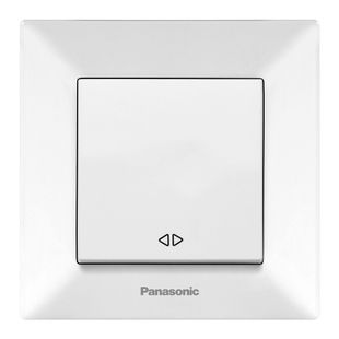 Выключатель Panasonic Arkedia Slim одноклавишный перекрестный белый IP20 пластик 250V 2000000228723YT фото