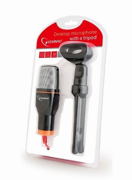 Мікрофон настільний Gembird MIC-D-03, чорного кольору 1603586EDG фото
