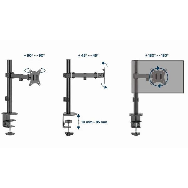 Кронштейн для монітора Gembird MA-D1-03 17-32" 9 кг 99-00022276VIAT фото