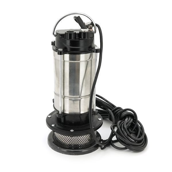 Погружной насос, 750W, 220V, до 3 м&sup3;/ч, подъем до 20 м, 25мм, нержавеющая сталь, 400х230х230 мм, 6,8 кг. + переходник 2000000382357YT фото