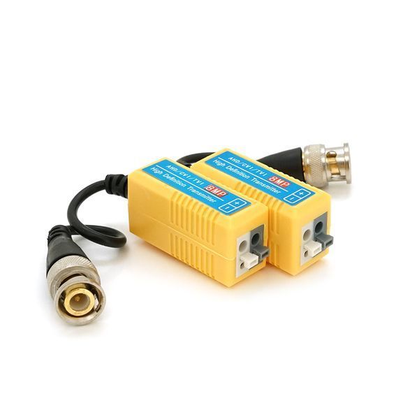 Пасивний приймопередавач відеосигналу 8MP AHD/CVI/TV/CVBS 720P/960P/1080P 300/200 метрів пружинні затиски 2000000216157YT фото