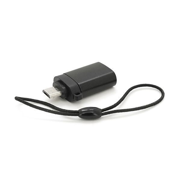 Перехідник VEGGIEG V-S123 USB3.0 OTG microUSB чорний швидка передача даних 2880000434856YT фото