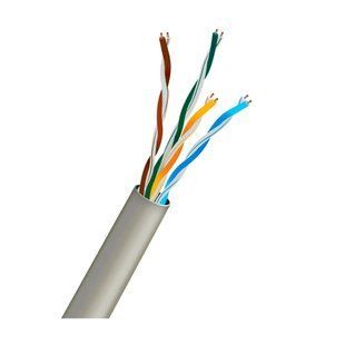 Кабель KRAFT UTP CAT5E CCA 0.5 mm PVC Indoor light gray (305м) 33-00009TRIN фото