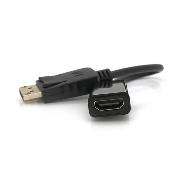 Конвертер Display Port (папа) на HDMI(мама) 30cm, Black, Пакет 2000000359823YT фото