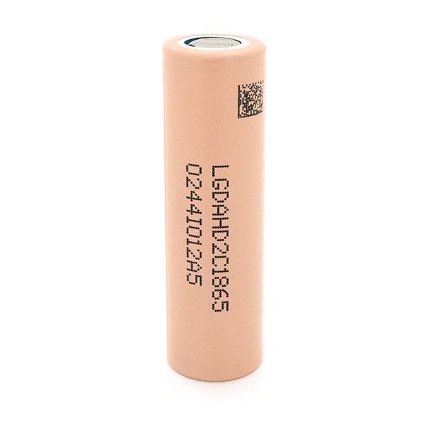 Акумулятор 18650 Li-Ion LG LGDAHD2C1865 2100mAh 25A 4.2/3.7/2.5V BEIGE PVC BOX 2 шт в упаковці ціна за 1 шт 2000000132815YT фото