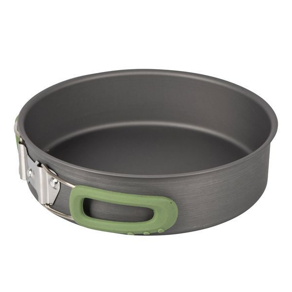 Набор посуды Bo-Camp Explorer 4 Pieces Hard Anodized Grey/Green (2200244) DAS301407DASM фото