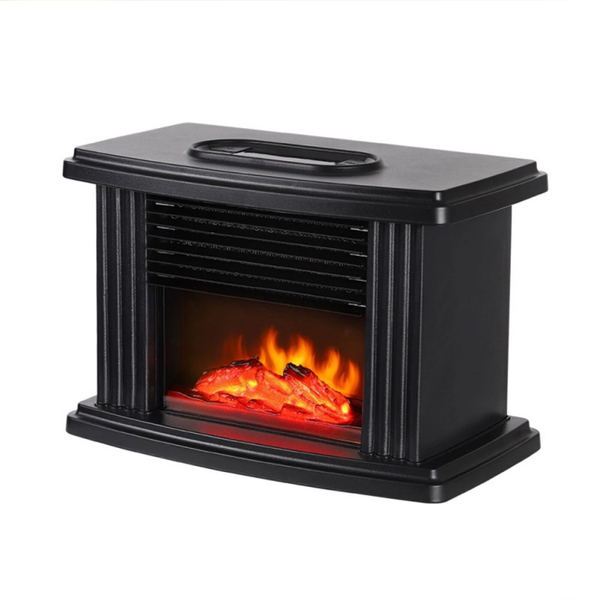 Тепловентилятор Flame Heater 1000 Вт з ефектом полум'я та пультом ДК eve1932 фото