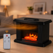 Тепловентилятор Flame Heater 1000 Вт з ефектом полум'я та пультом ДК eve1932 фото 1