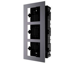 Врезная монтажная рамка Hikvision DS-KD-ACF3/Plastic авиационный алюминий и пластик 338,8х135х56 мм 99-00001653TRIN фото