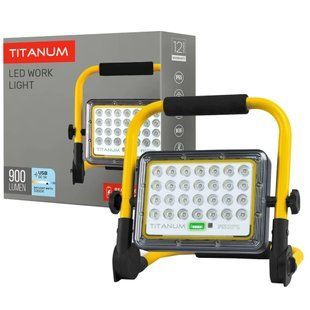 LED прожектор аккумуляторный IP65 20W 900Lm 5000K TITANUM TL-FA-105 99-00015174VIAT фото