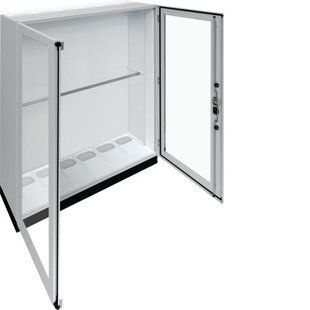 Щит на пол Hager Univers FR26U1, прозрачные двери, IP55/II 1850x1550x400мм (+ цоколь h = 100мм) 98405KAPR фото