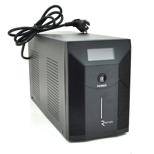 ИБП Ritar RTM3000 (1800W) Proxima-D, AVR, 3st, 3xSCHUKO socket, 4x12V9Ah, metal Case Q1 (400*145*210) E8DD3C4A6EA9 фото