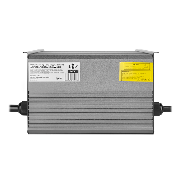 Зарядний пристрій для акумуляторів LiFePO4 48V (58.4V)-80A-3840W-LED B3E19BE34BBF фото