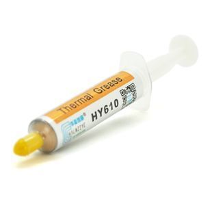 Паста термопровідна HY-610 5g шприц Gold gt;3,05W/m-K lt;0.073&deg;C-in&sup2;/W -30&deg;&asymp;280&deg; В'язкість -1K cPs OEM Q20 2000000074009YT фото