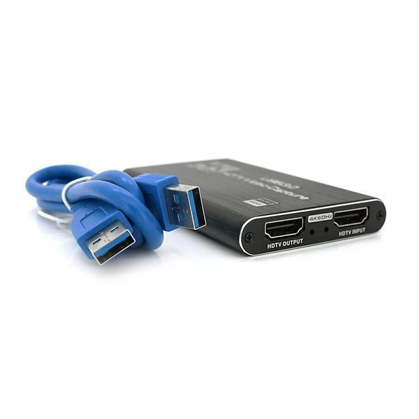Зовнішня карта відеозахоплення 4К HDMI-USB 3.0 Voltronic вхід для мікрофона вихід на навушники 2000000359809YT фото