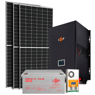 Сонячна електростанція (СЕС) 2.5kW АКБ 3.6kWh (гель) 150 Ah Стандарт 2F3342A44594 фото