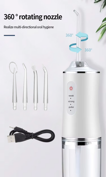 Ирригатор для полости рта ORAL IRRIGATOR 3 режима с насадками белый eve1282 фото