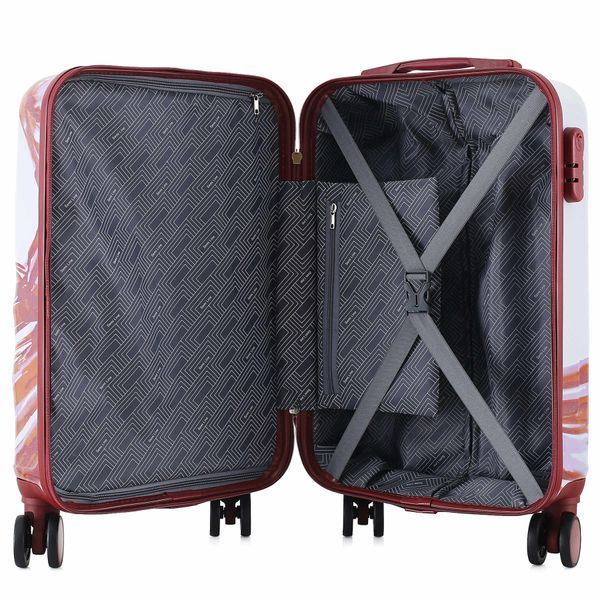 Чемодан Semi Line 20" (S) White/Red Print (T5654-1) DAS302888DASM фото
