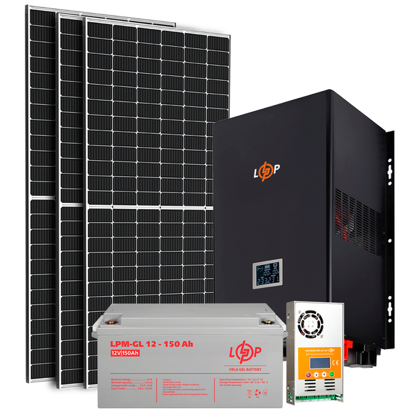 Солнечная электростанция (СЭС) 2.5kW АКБ 3.6kWh (гель) 150 Ah Стандарт 2F3342A44594 фото