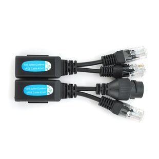 Splitter/Combiner RJ-45 POE Розгалужувач сигналу 2 пристрої по одному кабелю з підтримкою POE (Пара) 2000000242583YT фото