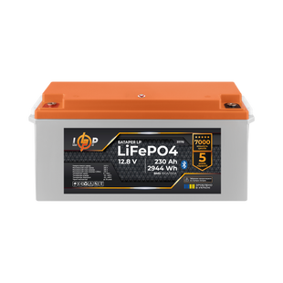 Акумулятор LP LiFePO4 12,8V - 230 Ah (2944Wh) (BMS 100A/100А) пластик Smart BT 31170LP фото