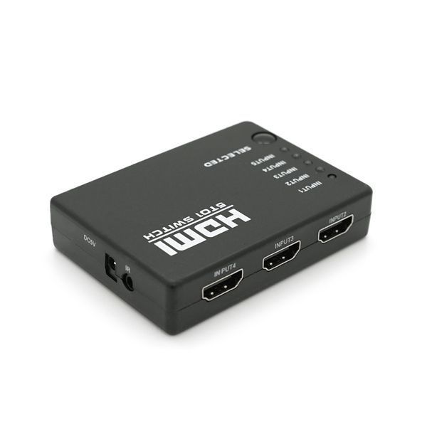 Пассивный HDMI свич с пультом ДУ IR, 1080Р, 1,4 версия, 1=>5 портов, Blister 2000000044347YT фото