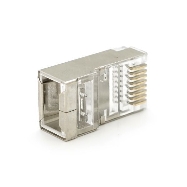 Коннектор Merlion RJ-45 8P8C FTP Cat-6 (50 шт/уп.) экранированный , двойной (позолоченые) 2000000105666YT фото