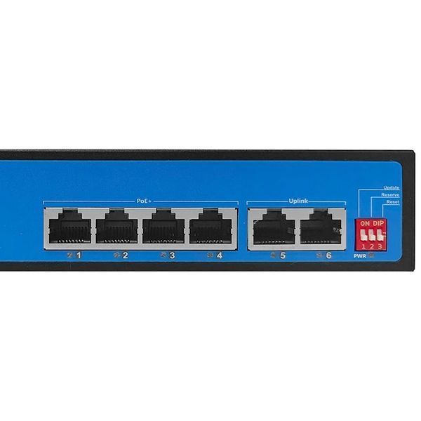 Комутатор 6 портів некерований Ewind EW-ES2006CF-AP PoE 99-00023787VIAT фото