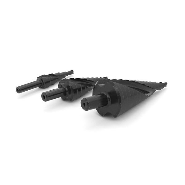 Набір свердел YOSO ступінчастих крокових Premium black HSS 4-12 4-20 4-32мм (упаковка пакет) 2000000282640YT фото