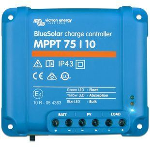 Контролер заряду Victron Energy BlueSolar MPPT 75/10 99-00024508VIAT фото