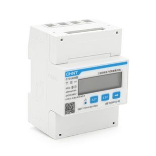 Трехфазный электронный счетчик CHINT DDSU666-3 220/380V 5 80A LCD на DIN-рейку 3x220/380V 80A 2880000414223YT фото