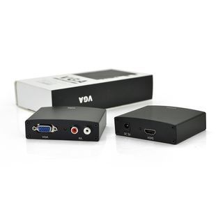 Активний конвертер HDMI input на VGA output + Audio Adapter Black 4K/2K Пакет 2000000148984YT фото