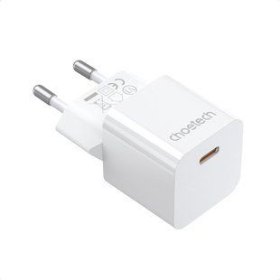 Мережевий зарядний пристрій Choetech PD5010-EU-WH, USB-С 1606150EDG фото