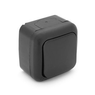 Выключатель одинарный ViKO Palmiye наружный влагозащищенный IP54 10A черный 2880000424949YT фото