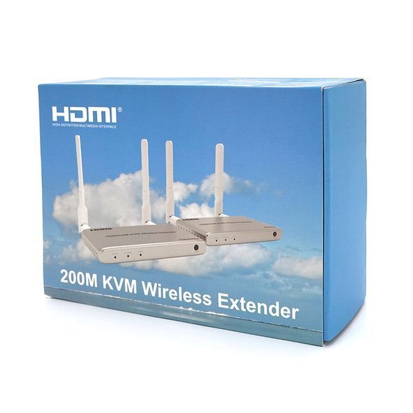 Одноканальний активний подовжувач HDMI+USB сигналу по WIFI Дальність передачі: до 200 метрів 1080P 2000000316529YT фото